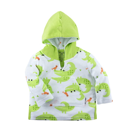 ZOOCCHINI UPF50+ Bath & Swim Coverup - Aidan the Alligator