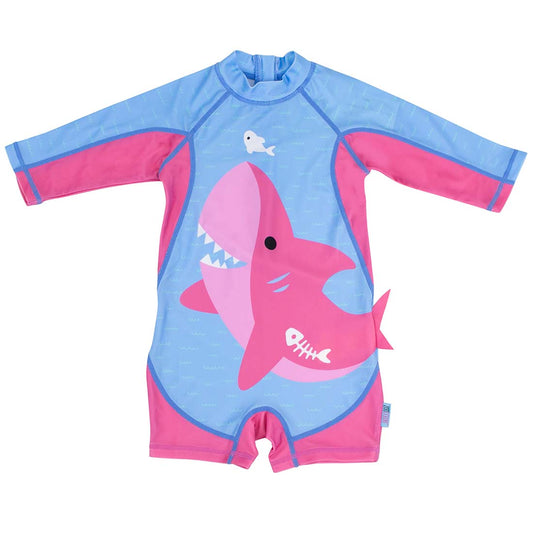 12414 1PC SurfSuit PinkShark PS