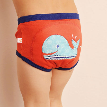 ZOOCCHINI Boys 3 Piece Organic Potty Training Pants Set - Ocean Friends-2