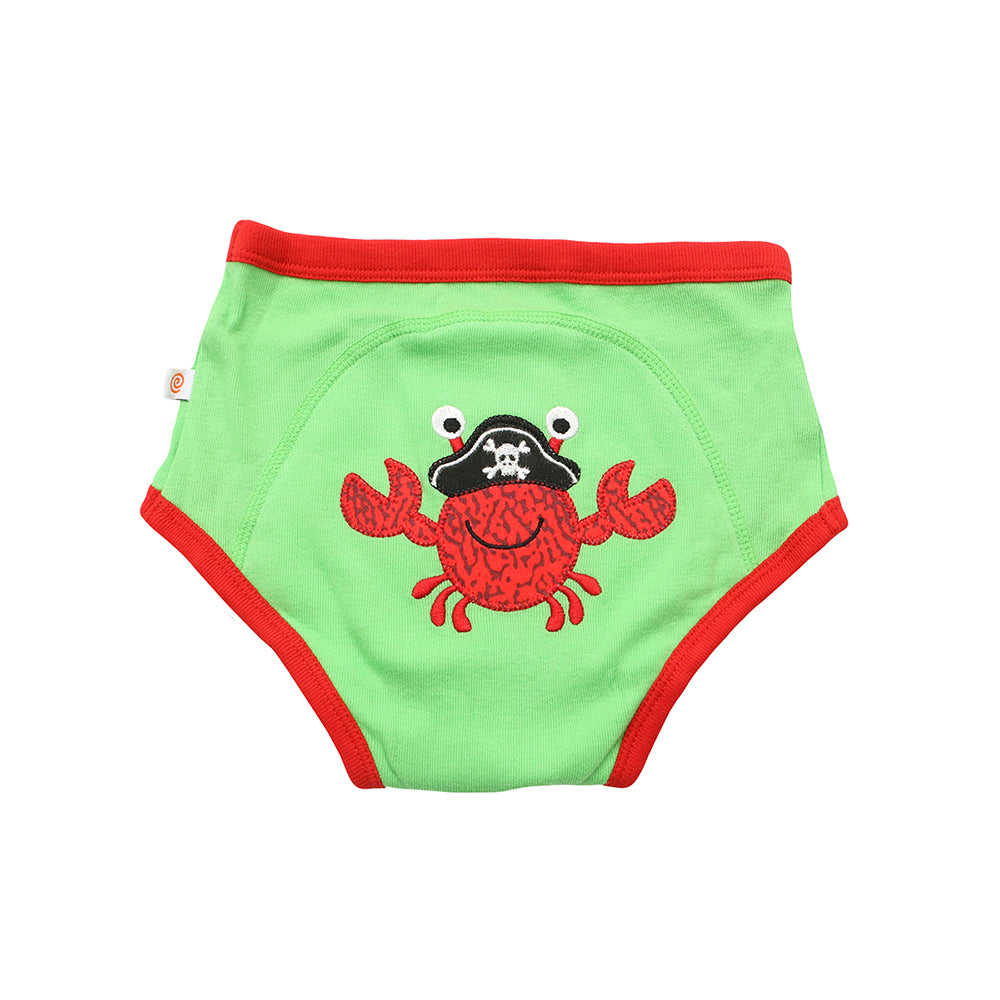 ZOOCCHINI 3 Piece Organic Potty Training Pants Set - Pirate Pals