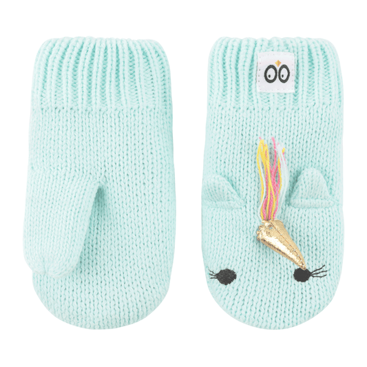 Baby/Toddler Knit Mittens - Allie the Alicorn