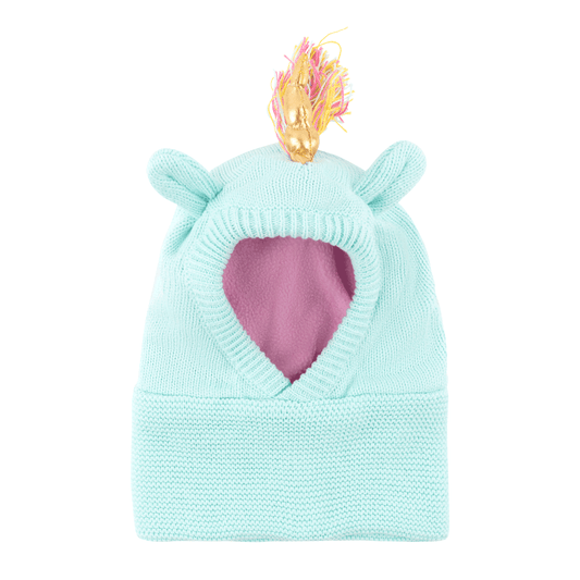 Baby/Toddler Knit Balaclava Hat - Allie the Alicorn