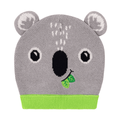 Toddler/Kids Winter Beanie Hat and Gloves Set - Kai the Koala