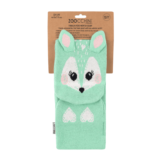 Toddler/Kids Winter Knit Scarf - Fiona the Fawn